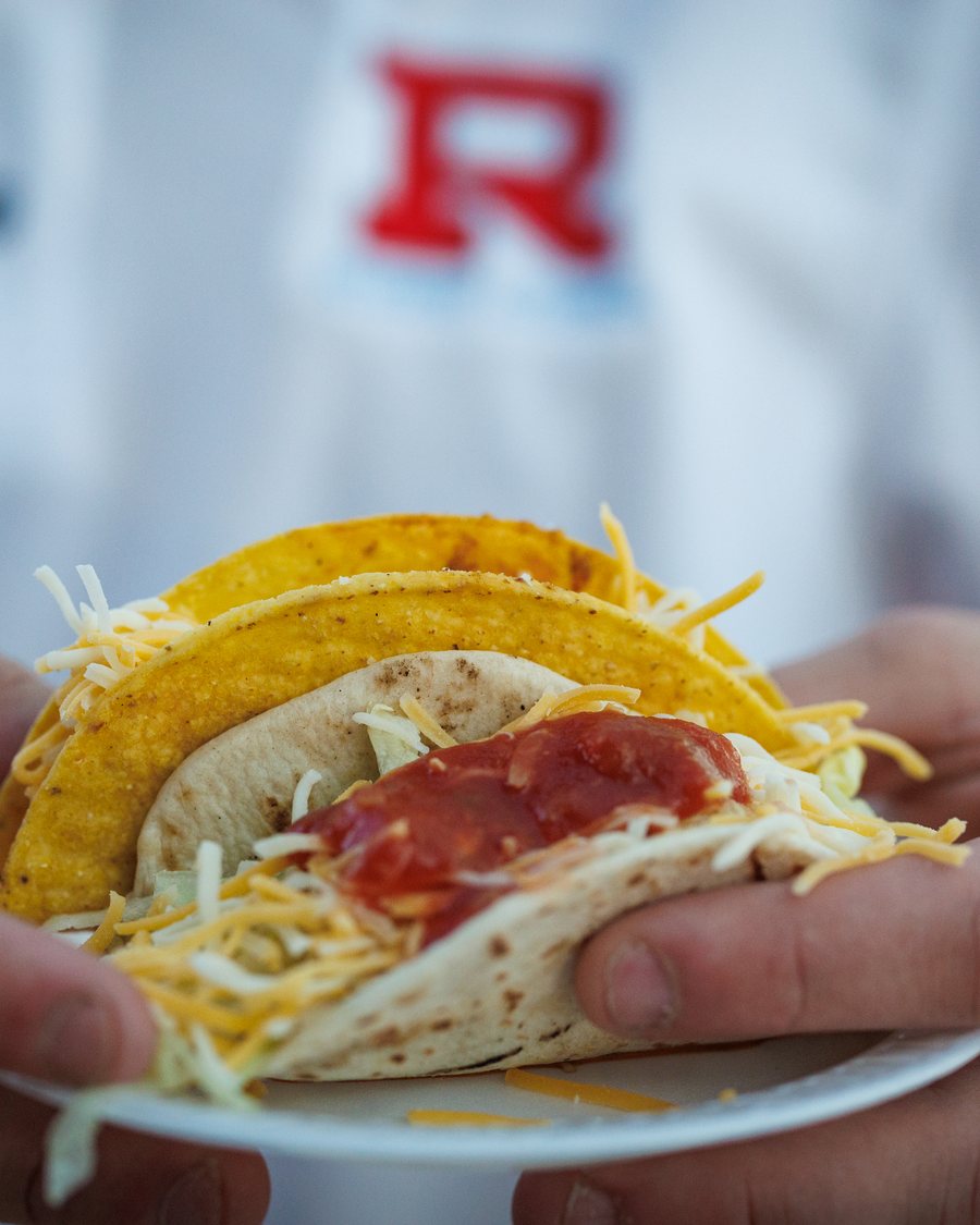 A taco built to order