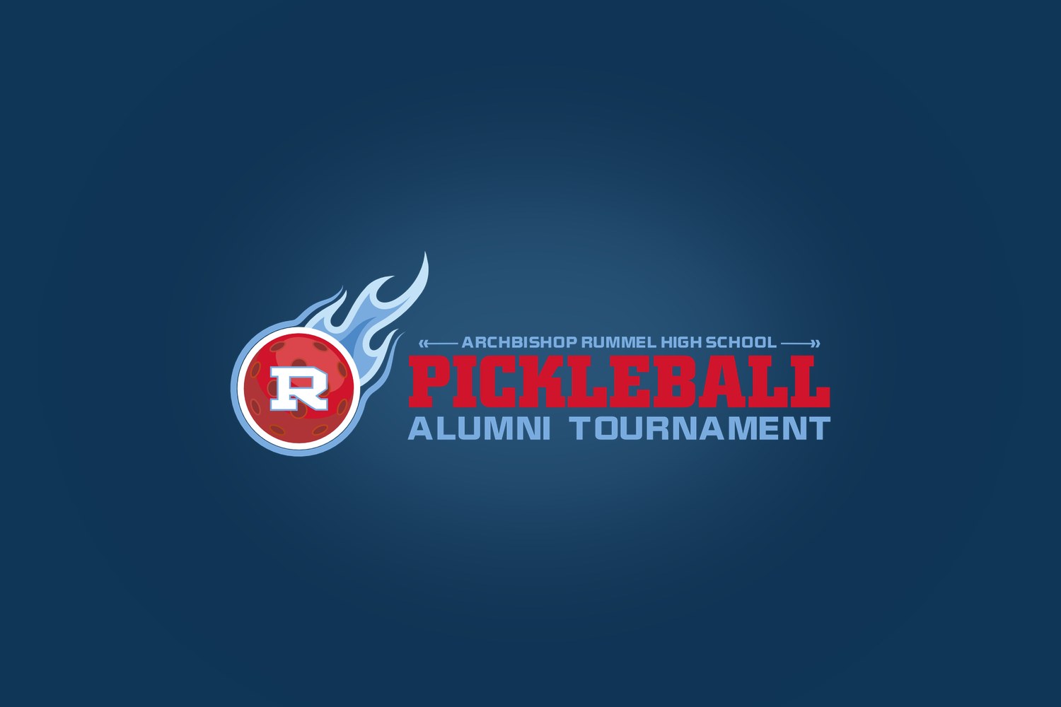 Play underway at the alumni pickleball tournament