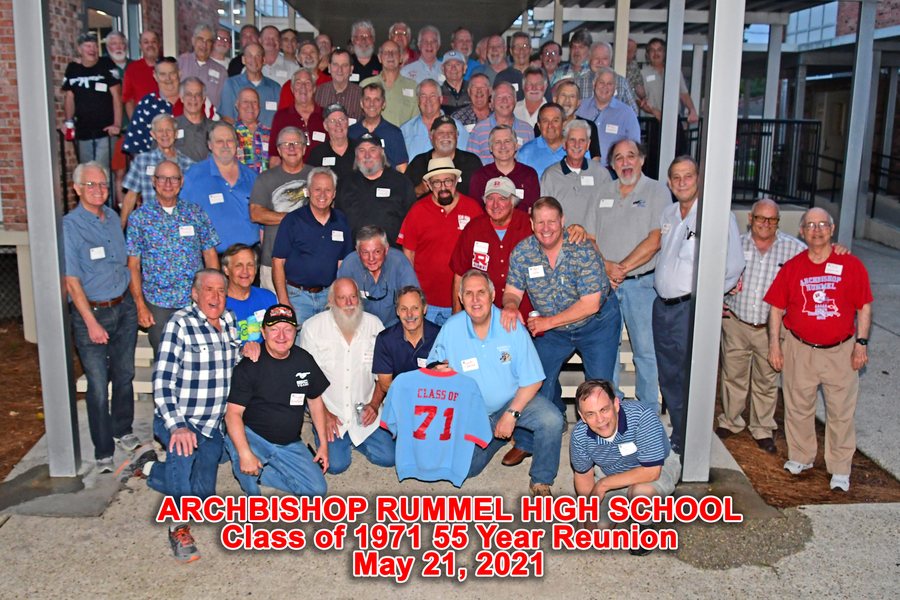 The Class of 1971 at their Rummel reunion