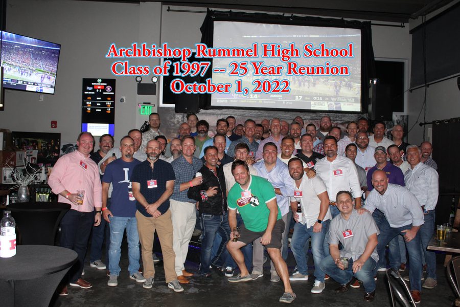 The Class of 1997 at their Rummel reunion
