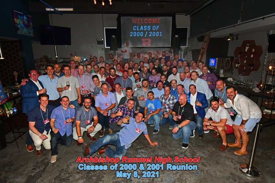 The Class of 2000 and 2001 at their Rummel reunion