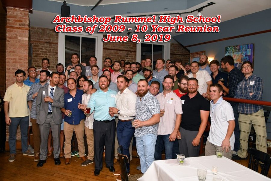 The Class of 2009 at their Rummel reunion