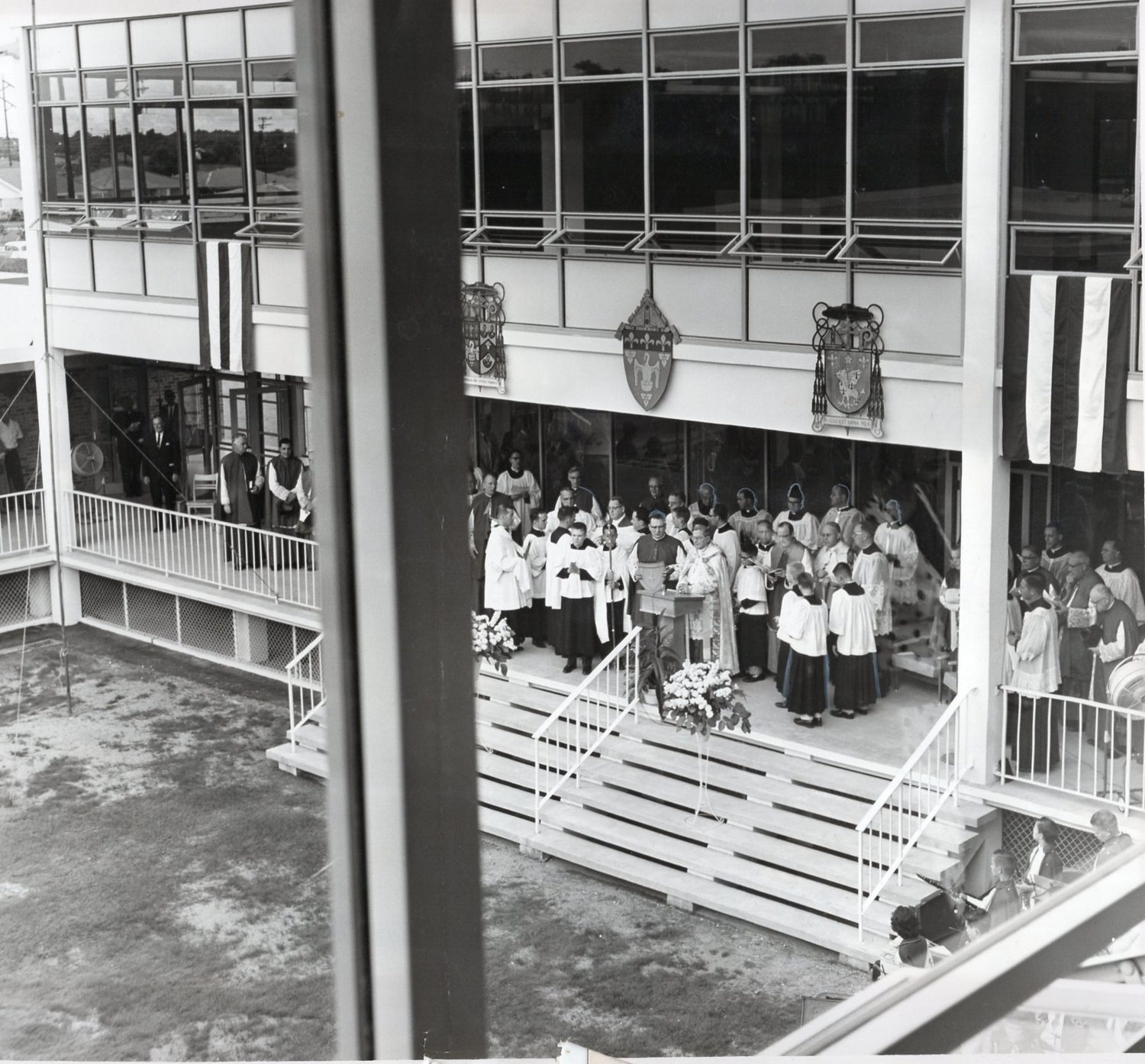 The blessing and dedication of Archbishop Rummel High School, 1962