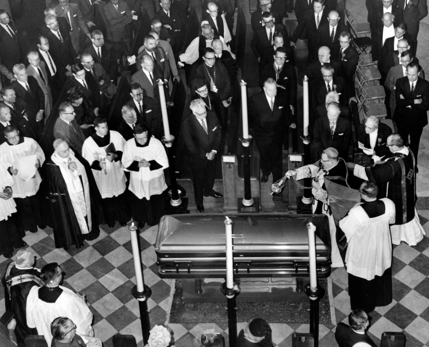 The Requiem Mass for Archbishop Rummel at St. Louis Cathedral