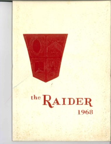The 1968 yearbook cover
