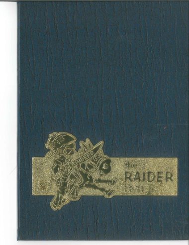 The 1971 yearbook cover
