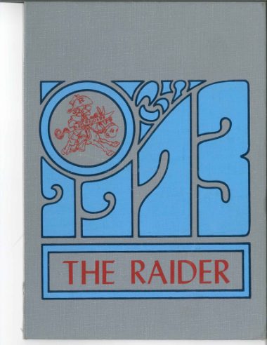 The 1973 yearbook cover