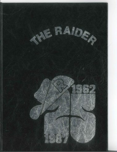 The 1987 yearbook cover