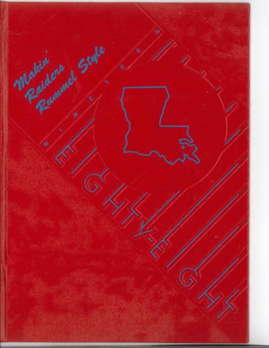 The 1988 yearbook cover