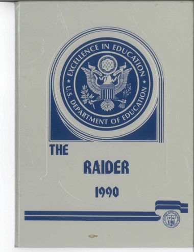 The 1990 yearbook cover