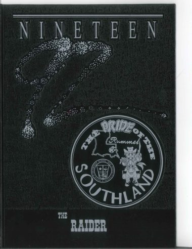 The 1992 yearbook cover
