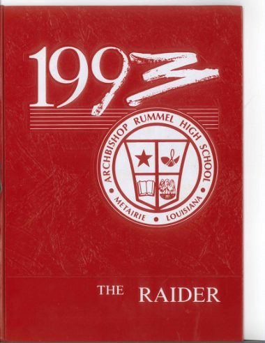 The 1993 yearbook cover