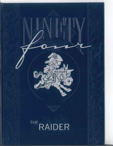 The 1994 yearbook cover