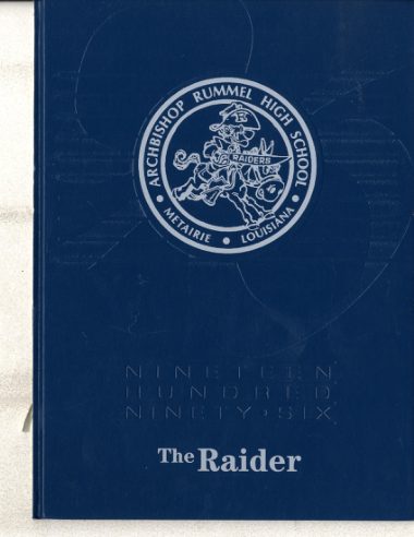 The 1996 yearbook cover