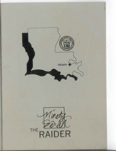 The 1997 yearbook cover