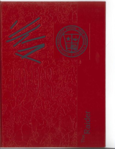 The 1998 yearbook cover