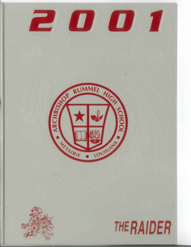 The 2001 yearbook cover