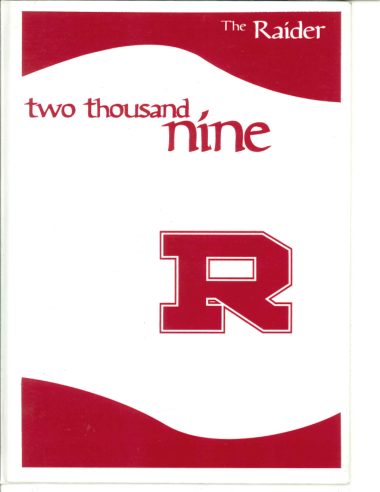 The 2009 yearbook cover