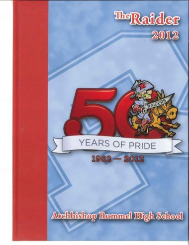 The 2012 yearbook cover