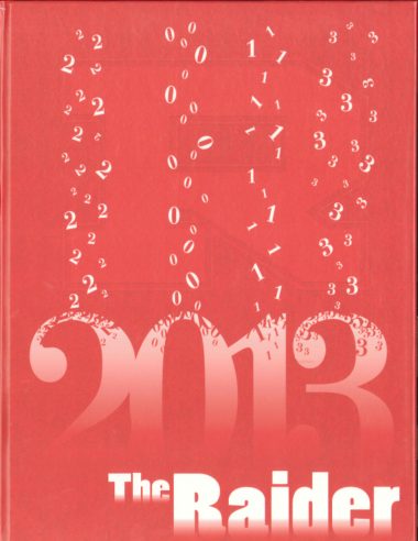 The 2013 yearbook cover