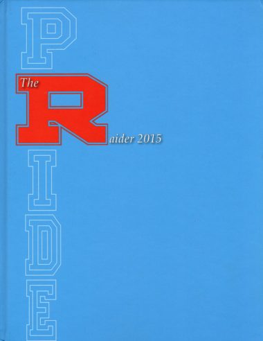 The 2015 yearbook cover