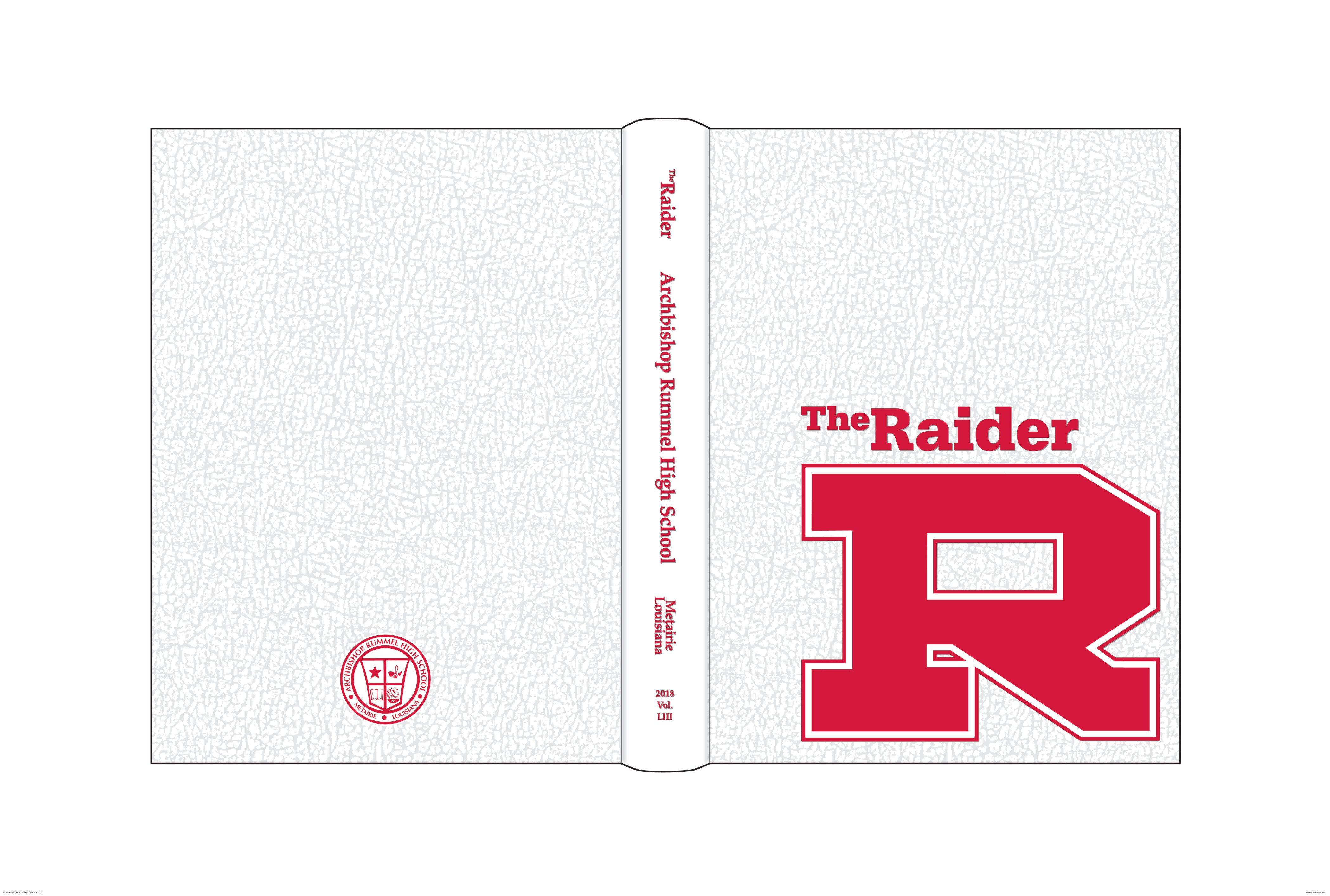 The 2018 yearbook cover