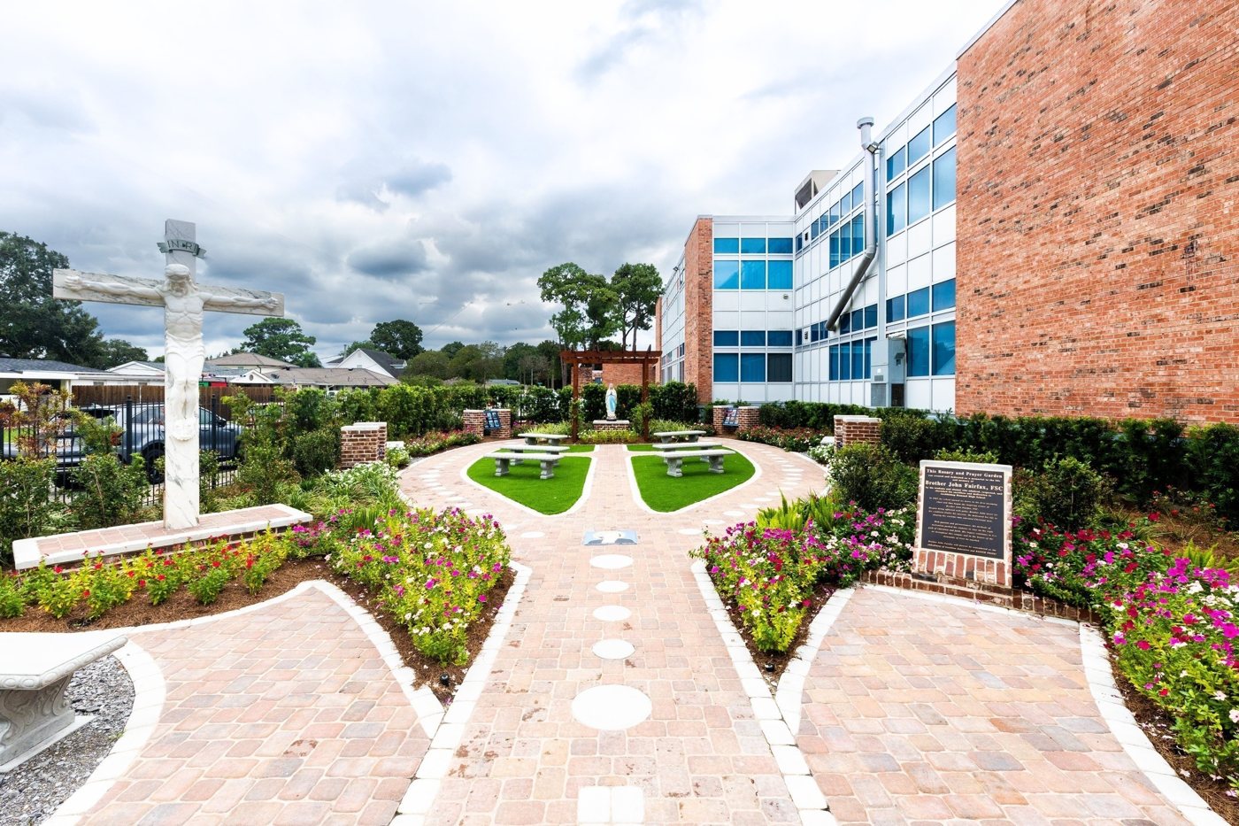 The Rosary and Prayer Garden, in memory of Br. John Fairfax, FSC